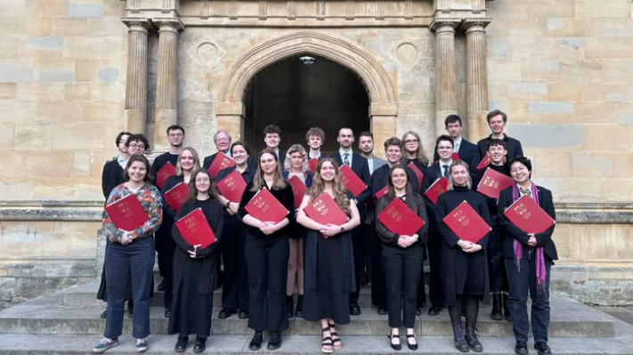 Wadham College Oxford with choir folders from Black Cat Music