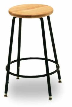 Ensemble Stool - wood seat